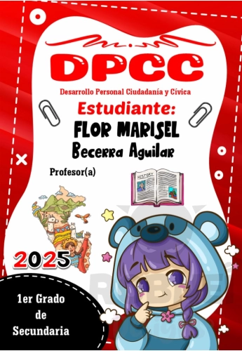 Anime Kawaii DPCC Caratula Rojo
